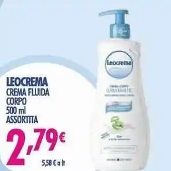 Acqua & Sapone Leocrema crema fluida corpo 500 ml assortita offerta