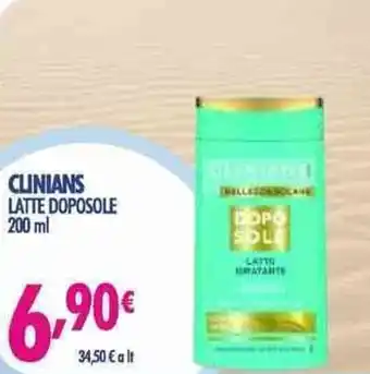 Acqua & Sapone Clinians Latte Doposole 200 ml offerta