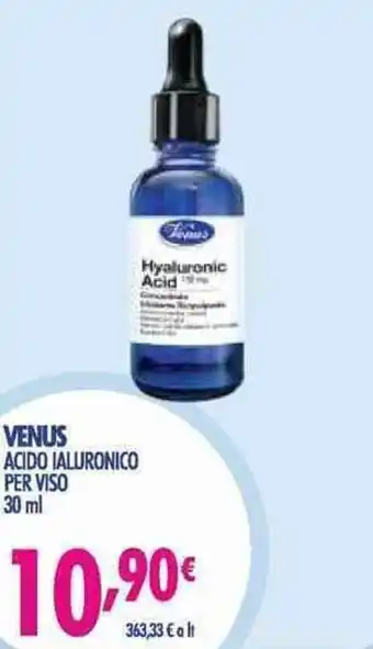 Acqua & Sapone Venus Acido Ialuronico per viso 30 ml offerta