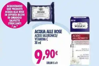 Acqua & Sapone Acqua alle rose acido ialuronico/vitamina C 30 ml offerta