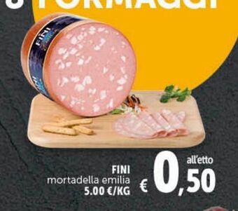 Deco Supermercati Fini mortadella emilia offerta