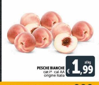Deco Supermercati Pesche bianche cat i cal aa origine italia offerta