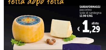 Deco Supermercati Sardaformaggi pecorino sole di sardegna offerta