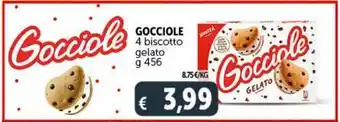 Deco Supermercati Gocciole 4 biscotto gelato g 456 offerta