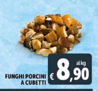 Deco Supermercati Funghi porcini a cubetti offerta
