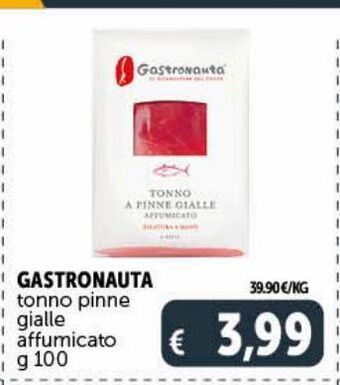 Deco Supermercati Gastronauta tonno pinne gialle affumicato g 100 offerta