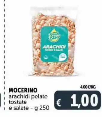 Deco Supermercati Mocerino arachidi pelate tostate e salate — g 250 offerta