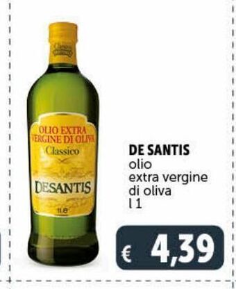 Deco Supermercati De santis olio extra vergine di oliva l 1 offerta