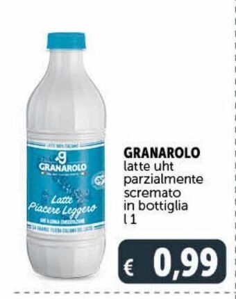 Deco Supermercati Granarolo latte uht parzialmente scremato in bottiglia  l 1 offerta