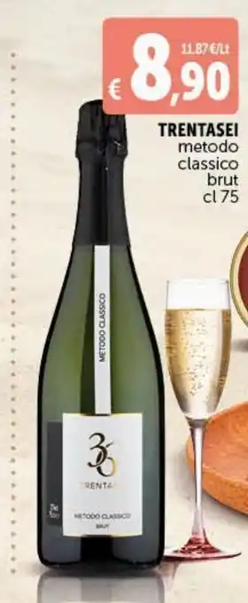 Deco Supermercati Trentasei metodo classico brut cl 75 offerta