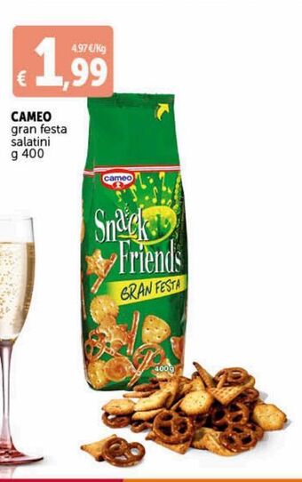 Deco Supermercati Cameo gran festa salatini g 400 offerta