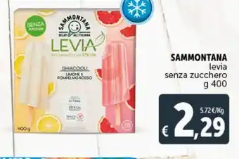 Deco Supermercati Sammontana levia senza zucchero g 400 offerta
