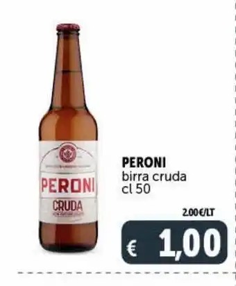 Deco Supermercati Peroni birra cruda cl 50 offerta