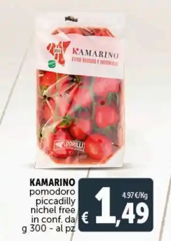 Deco Supermercati Kamarino pomodoro piccadilly nichel free in conf. da g 300 — al pz offerta