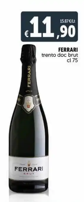 Deco Supermercati Ferrari trento doc brut cl 75 offerta