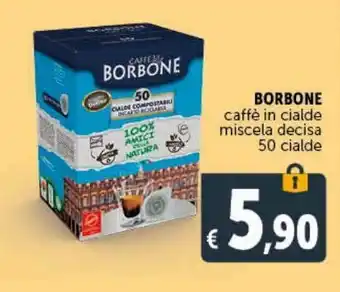Deco Supermercati Borbone caffè in cialde miscela decisa 50 cialde offerta