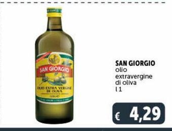 Deco Supermercati San giorgio olio extravergine di oliva l 1 offerta