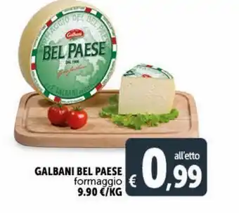 Deco Maxistore Formaggio galbani bel paese offerta