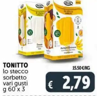 Lo stecco sorbetto tonitto