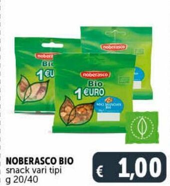 Noberasco bio snack vari tipi