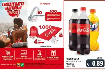 Deco Maxistore Fanta pet coca-cola classica - zero offerta