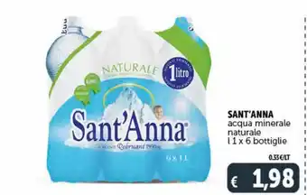 Deco Maxistore Acqua minerale naturale sant'anna offerta