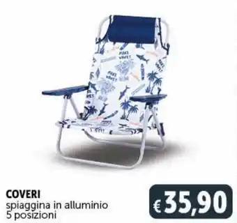Deco Maxistore Spiaggina in alluminio coveri offerta