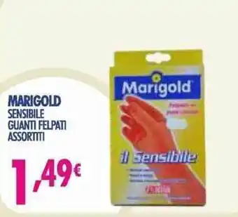 Acqua & Sapone Marigold sensibile guanti felpati assortiti offerta
