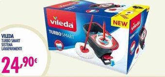 Acqua & Sapone Vileda Turbo smart sistema lavapavimenti offerta