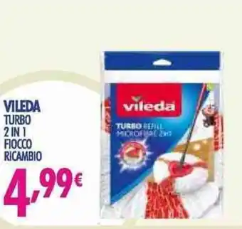 Acqua & Sapone Vileda Turbo 2 in 1 fiocco ricambio offerta