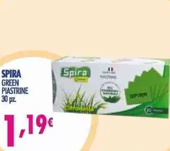 Acqua & Sapone Spira Green Piastrine 30 pz. offerta
