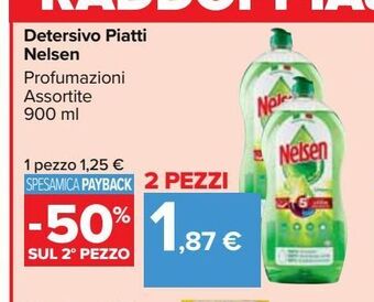 Carrefour Market Detersivo piatti nelsen offerta