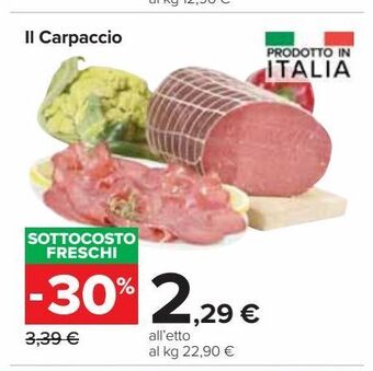 Carrefour Market Il carpaccio offerta
