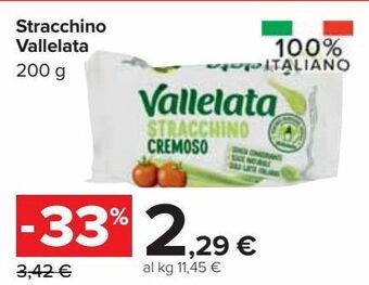 Carrefour Market Stracchino vallelata offerta