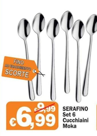 Serafino Set 6 Cucchiaini Moka