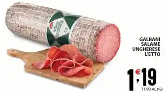 Sisa Galbani Salame ungherese l'etto offerta