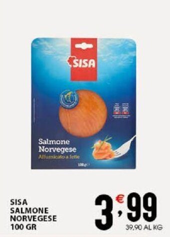 Sisa Sisa Salmone norvegese 100 gr offerta