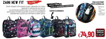 IperFamila Zaini New Fit 32 Litri offerta