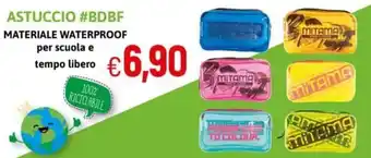 IperFamila Astuccio #BDBF Materiale Waterproof per scuola e tempo libero offerta
