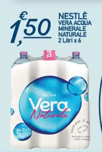 SpeSì Nestlé Vera Acqua Minerale naturale 2 Litri x 6 offerta