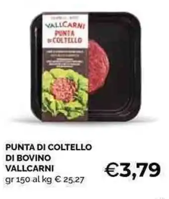 Mercatò Local Vallcarni Punta di coltello di bovino 150 gr offerta
