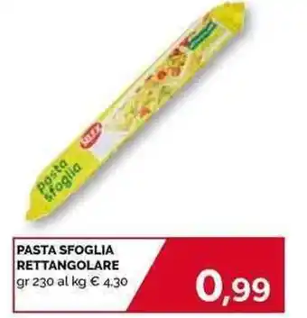 Mercatò Local Pasta Sfoglia rettangolare 230 gr offerta