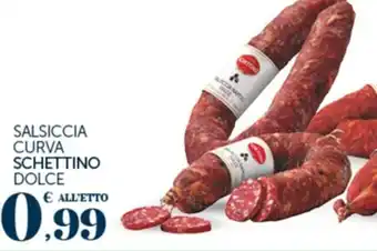 Interspar Schettino Dolce salsiccia curva offerta