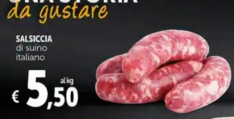 Deco Superstore Salsiccia di suino italiano offerta
