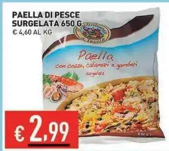 Ingrande Paella di pesce surgelata offerta