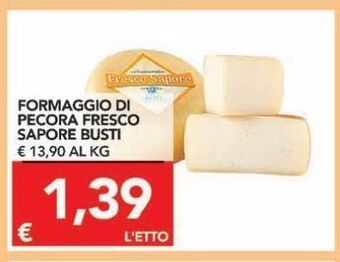 TuoDi Formaggio di pecora fresco sapore busti offerta