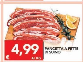 TuoDi Pancetta a fette di suino offerta