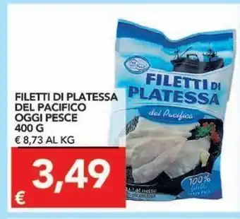 TuoDi Filetti di platessa del pacifico oggi pesce 400 g offerta