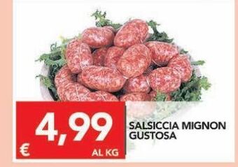 TuoDi Salsiccia mignon gustosa offerta