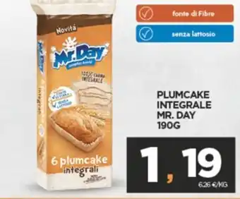 Interspar Mr. Day Plumcake integrale 190 g offerta